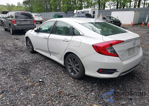 2019 Honda Civic Ex z USA, uszkodzony, nr VIN 19XFC1F35KE200536